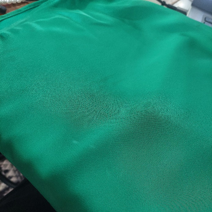 H&M Green Satin Poncho Top | Pre Loved |
