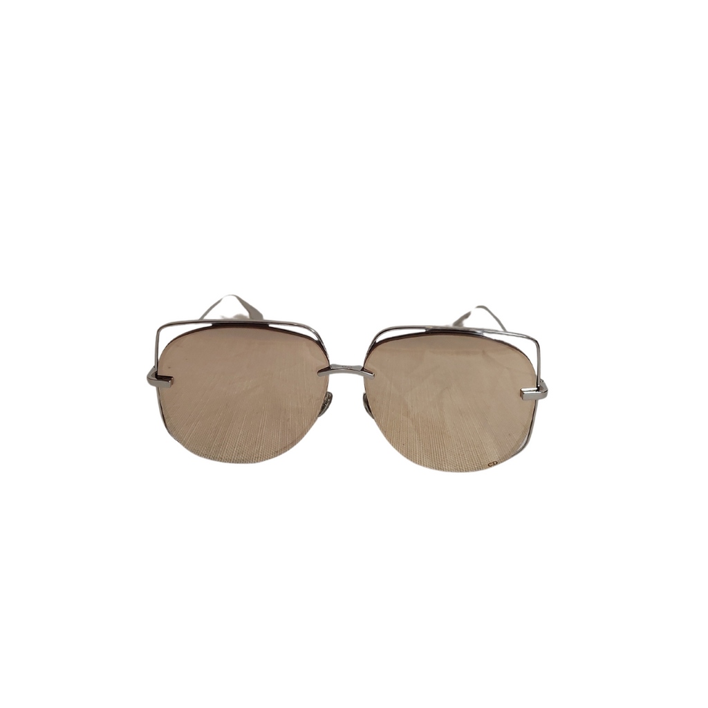 Dior Stellaire Silver Geometric Reflective Sunglasses | Brand New |