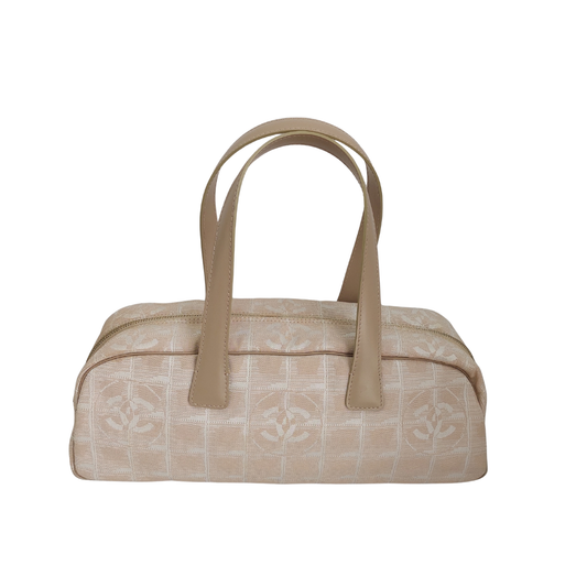 Chanel Beige New Travel Line Bowler Boston Bag | Gently Used |