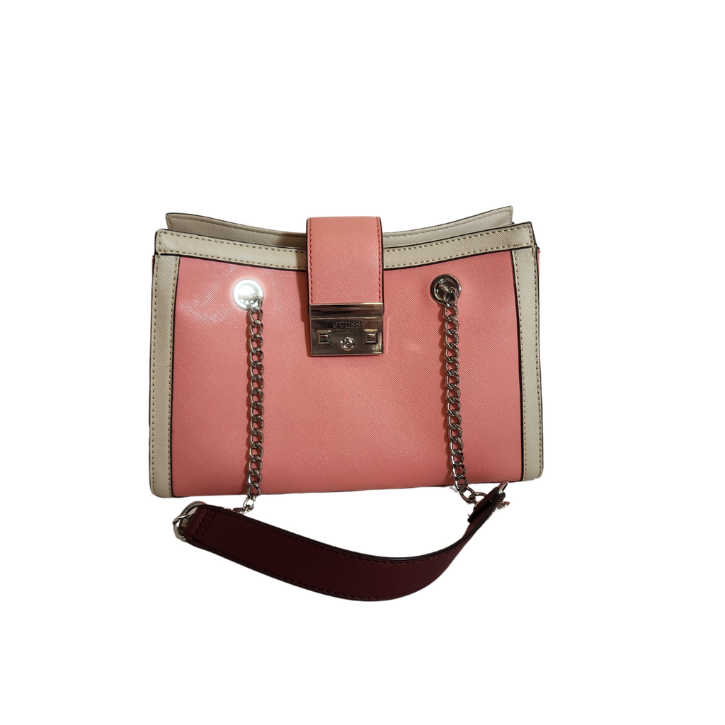 Guess Coral 'Ramla' Leatherette Shoulder Bag | Gently Used |