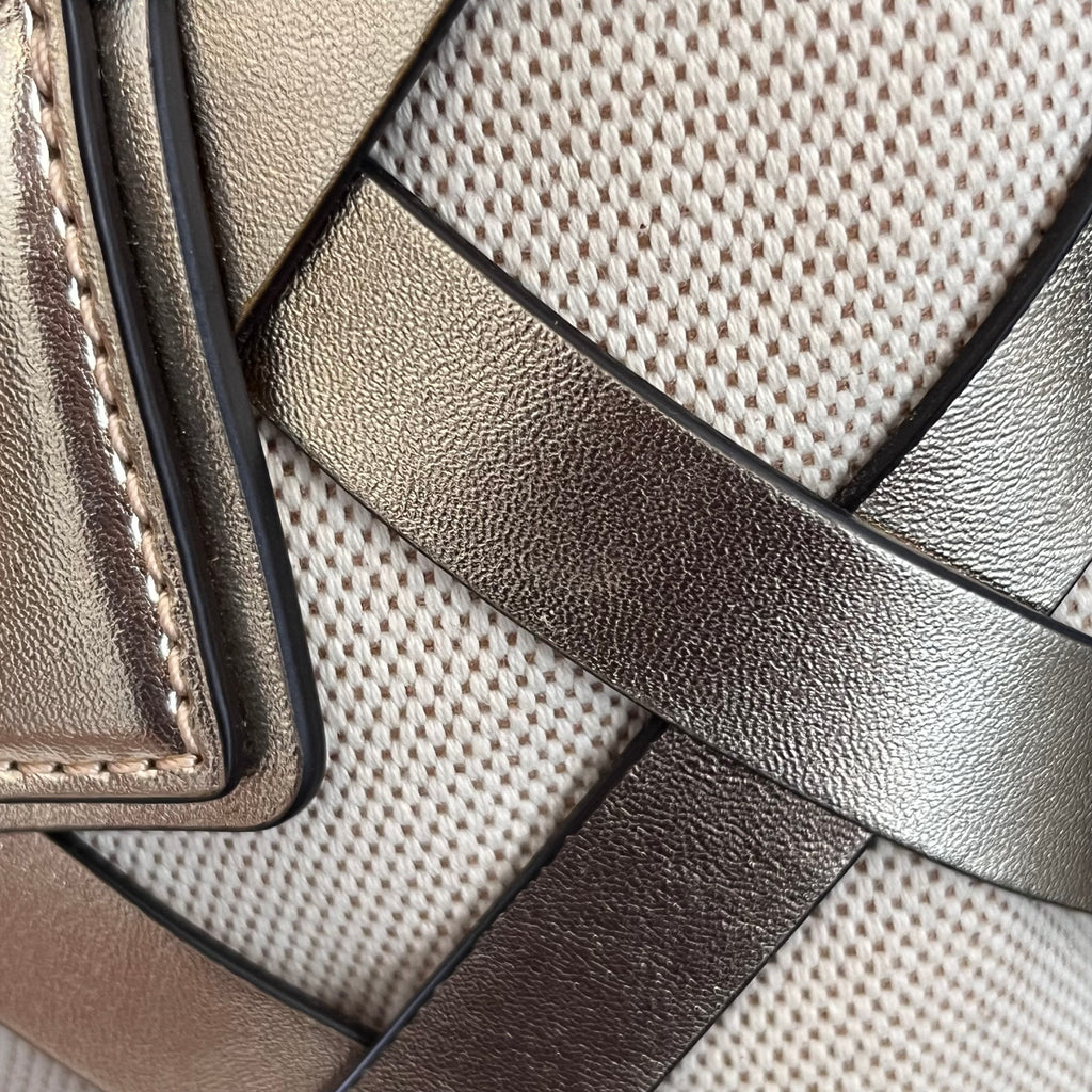 Michael Kors Pale Gold Sienna Small Tote Bag | Gently Used |