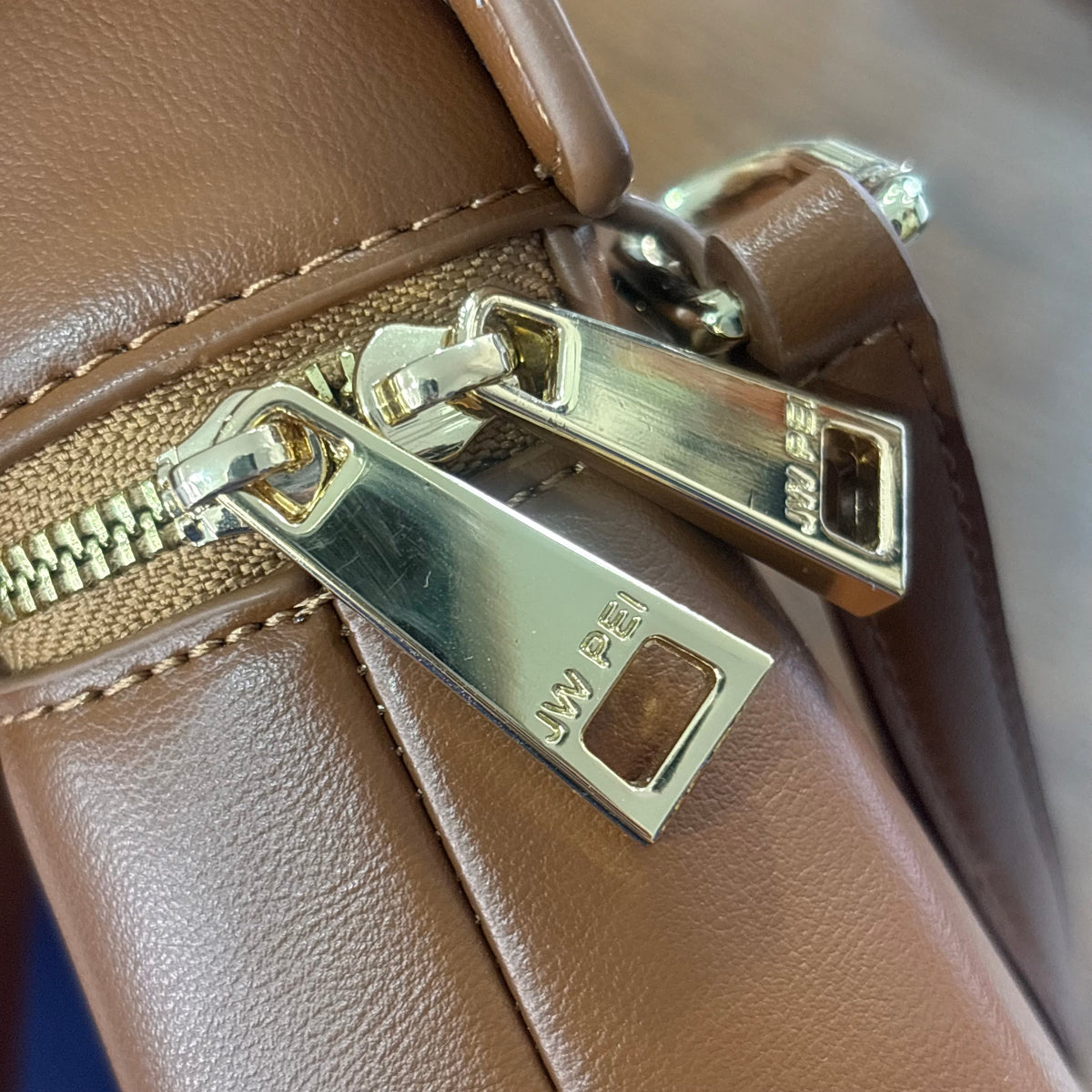 JW PEI Brown Thea Top Handle Bag | Pre Loved |