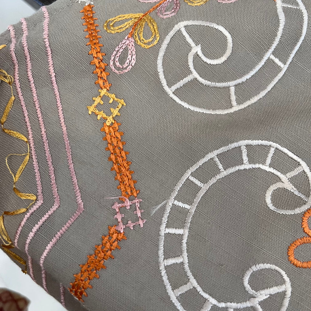 Mishka Grey Thread Embroidered Outfit (3 Pieces) | Gently Used |