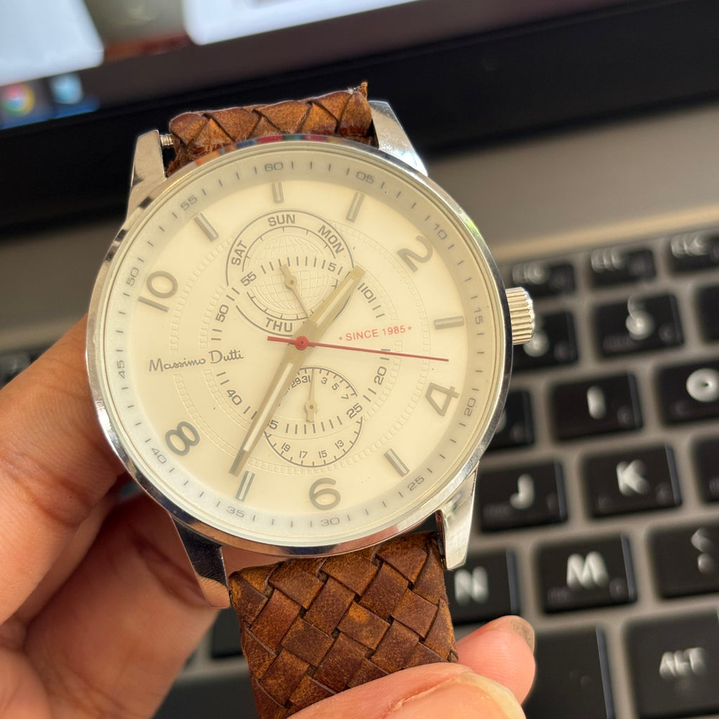 Massimo dutti Men's Chronograph Watch Set | Pre Loved |