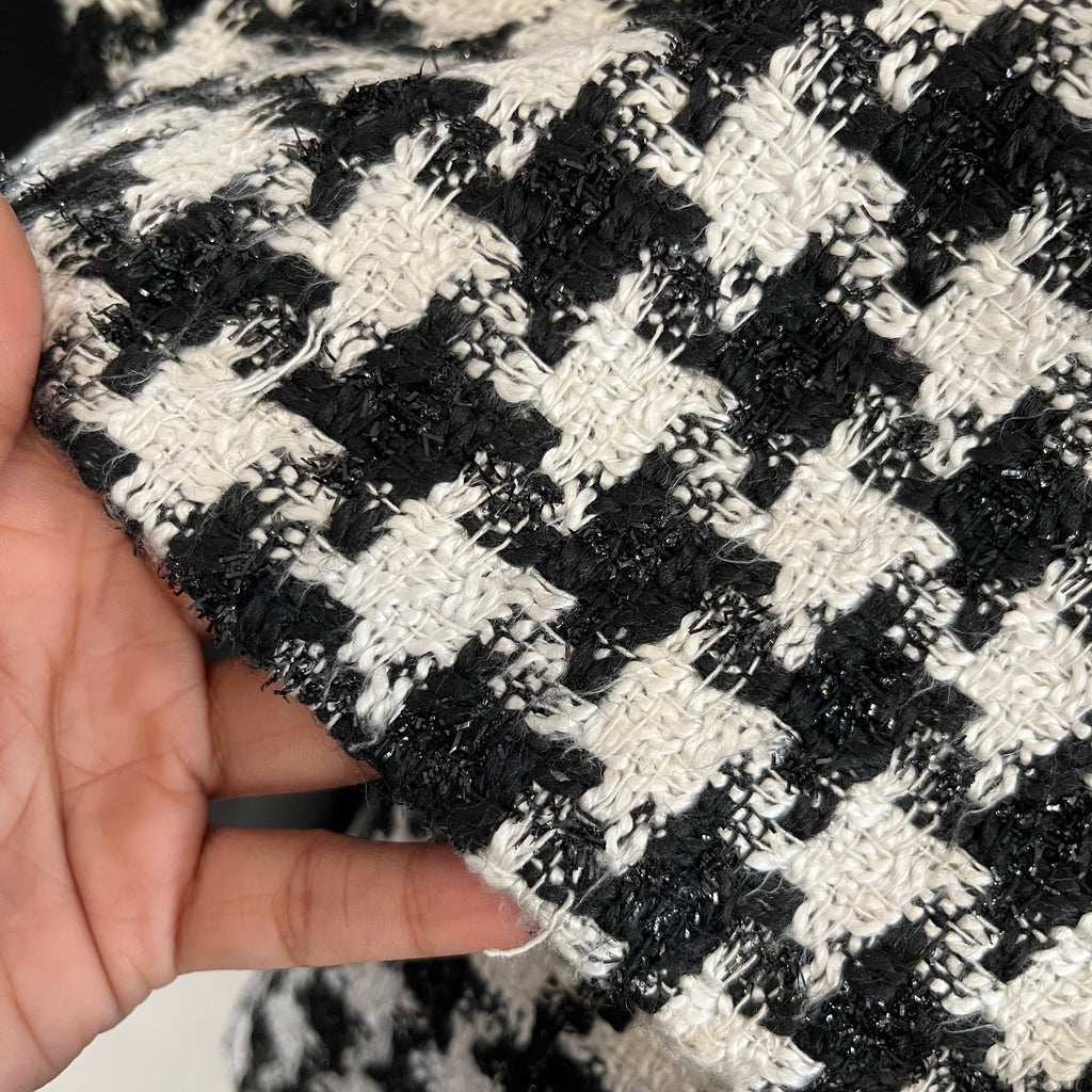 Wallis Houndstooth Print Checked Coat | Pre Loved |