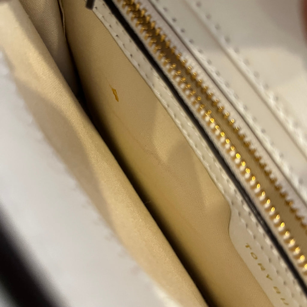 Tory Burch Gemini Link Snakeskin Medium Shoulder Bag | Gently Used |