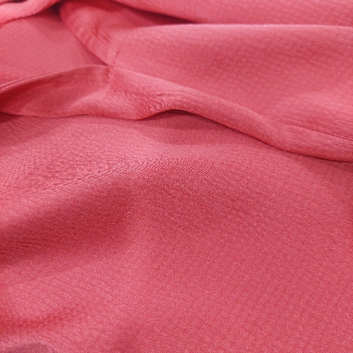 H&M Red Satin Tie Neck Top | Gently Used |