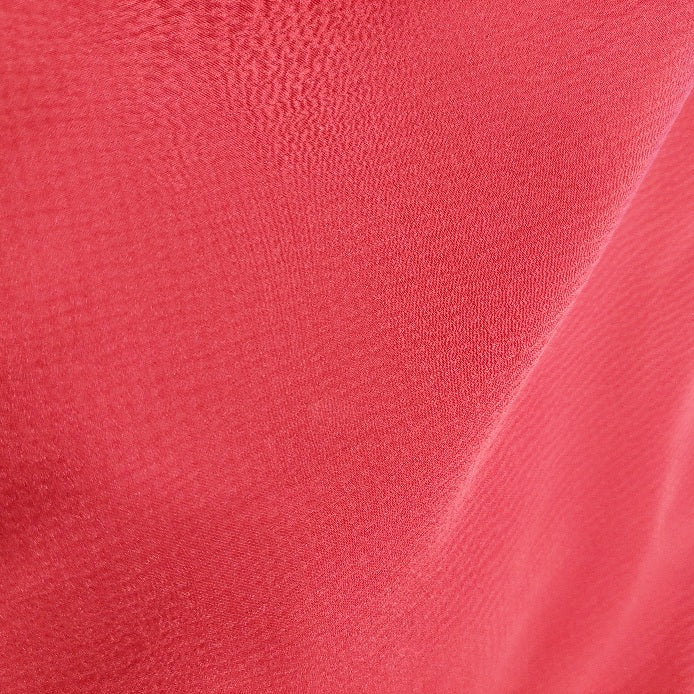 H&M Red Satin Tie Neck Top | Gently Used |