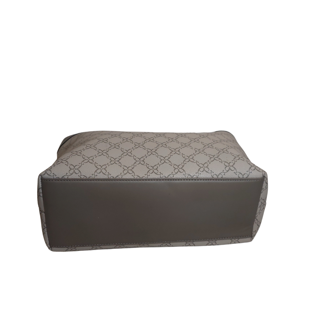 Nine West Grey Lior Cinder Logo Tote | Brand New |