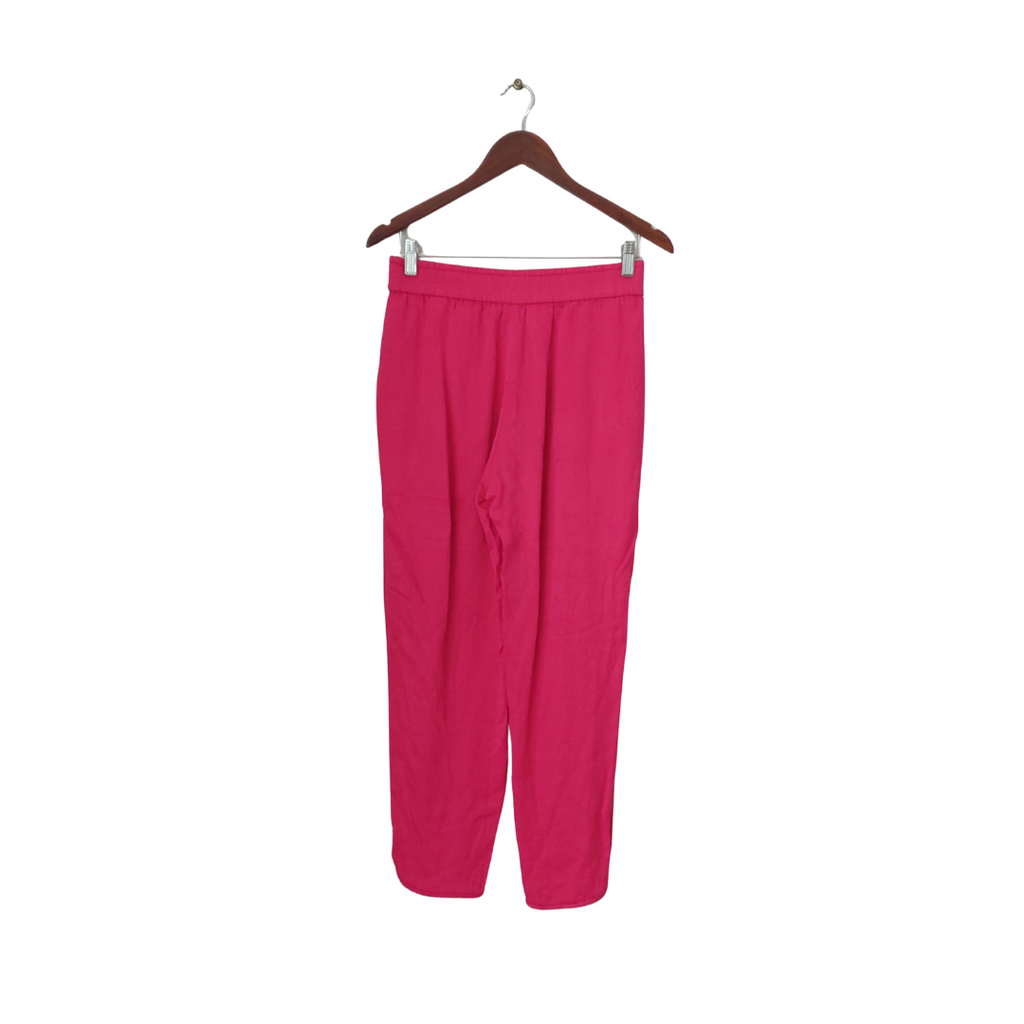 ZARA Hot Pink Satin Loose Fit Pants | Pre loved |