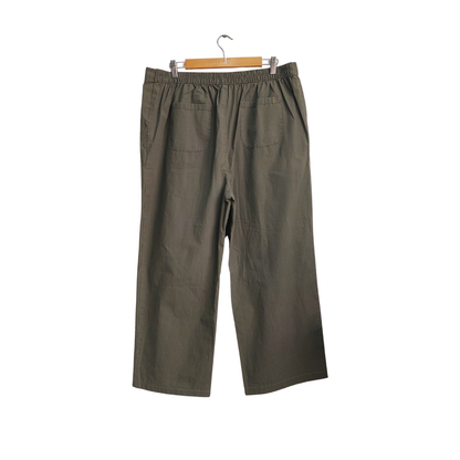 M&S Olive Green Drawstring Pants | Gently Used |