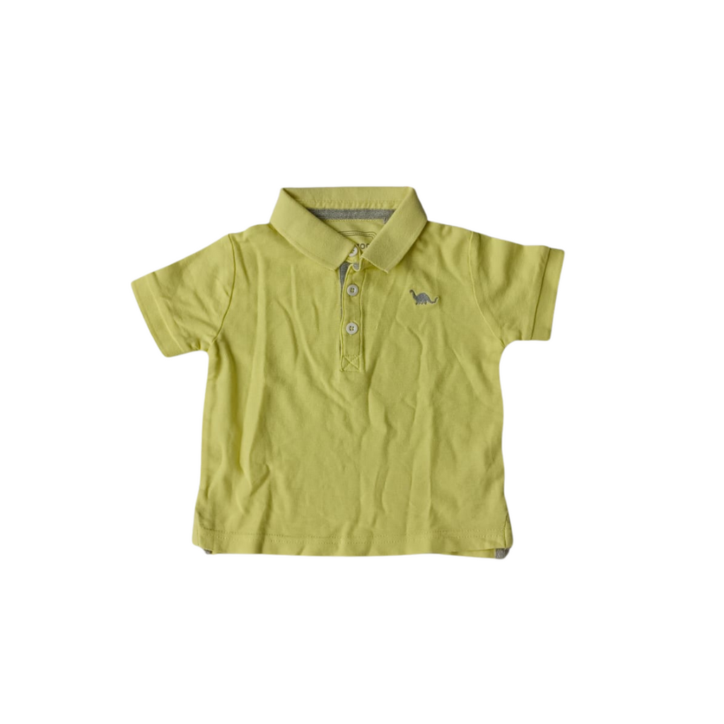 Bluezoo Yellow Collared Polo Shirt (12/18 Months) | Brand New |