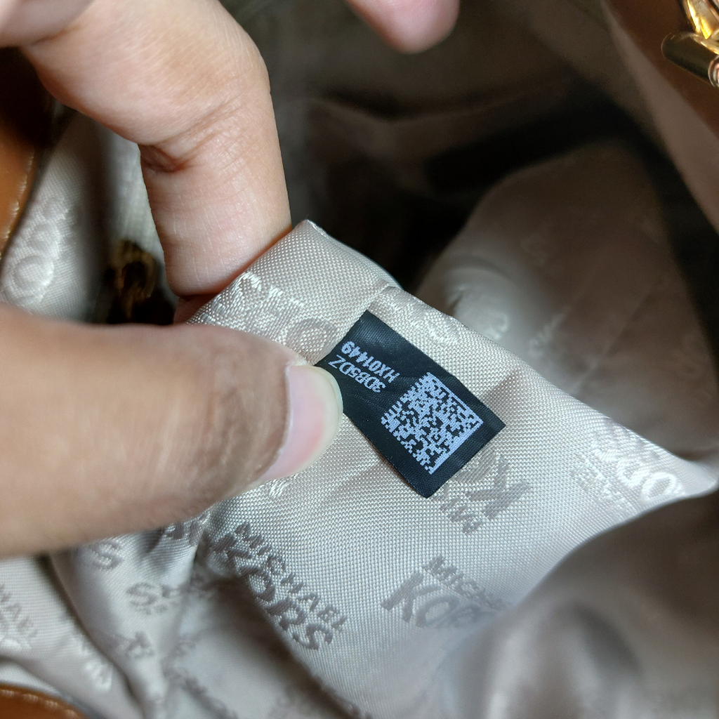 Michael Kors Brown Signature Monogram Large Shoulder Bag | Pre Loved |