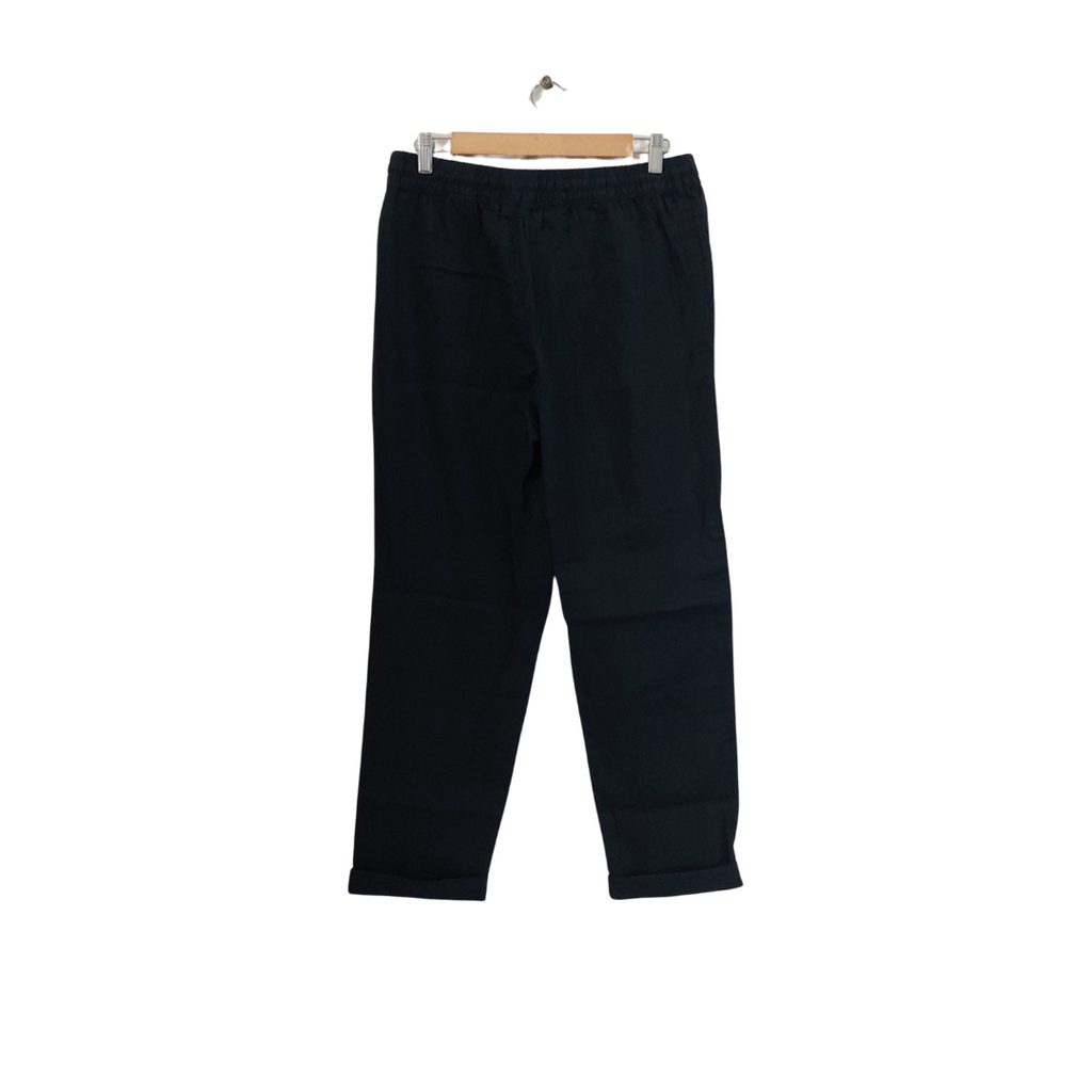 H&M Navy Blue 100% Linen Pants | Brand New |
