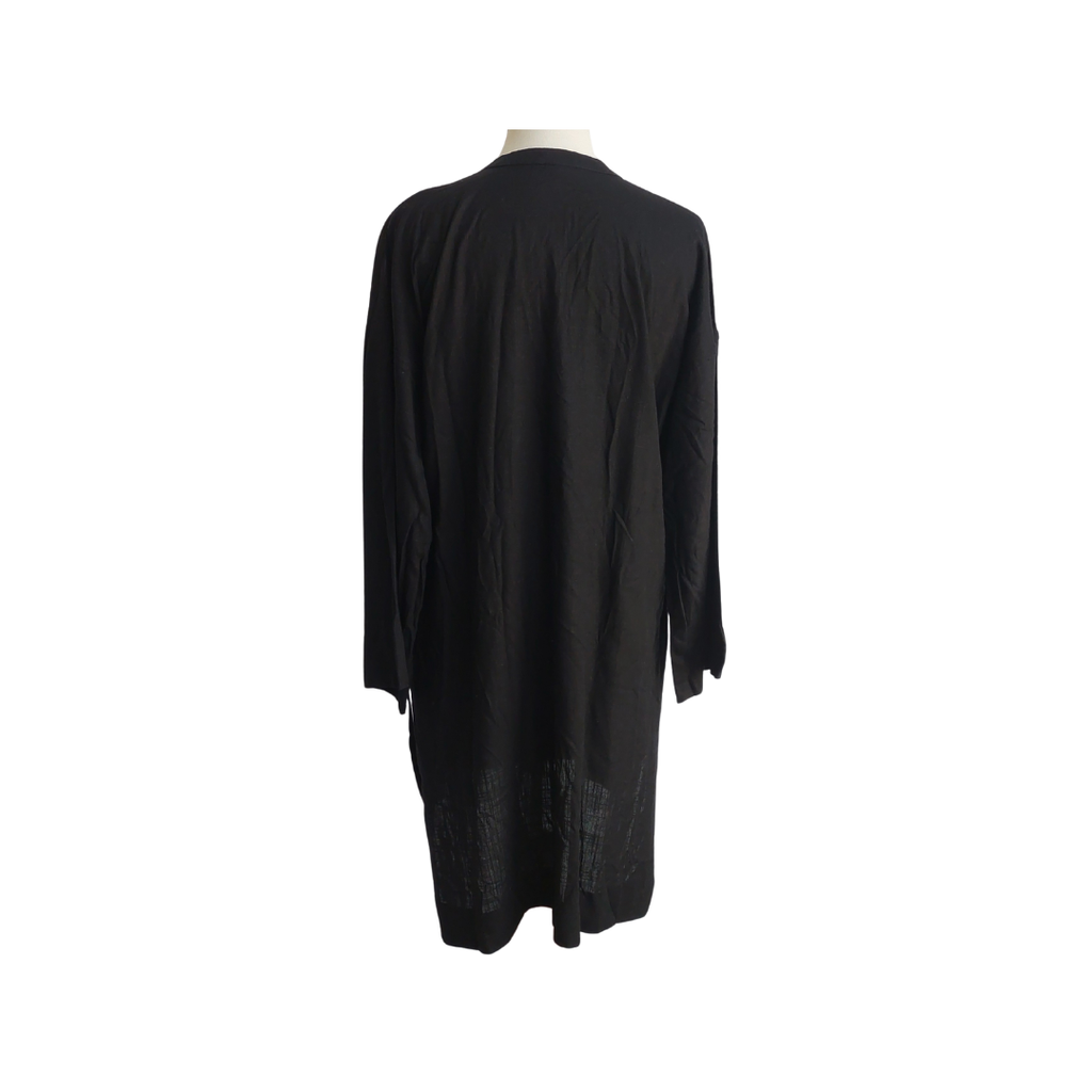 Ayesha Khurram Black Rose Embroidered Kurta | Gently Used |