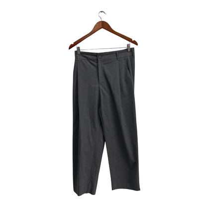 Zara Grey Straight Leg Trouser Pants | Gently Used |