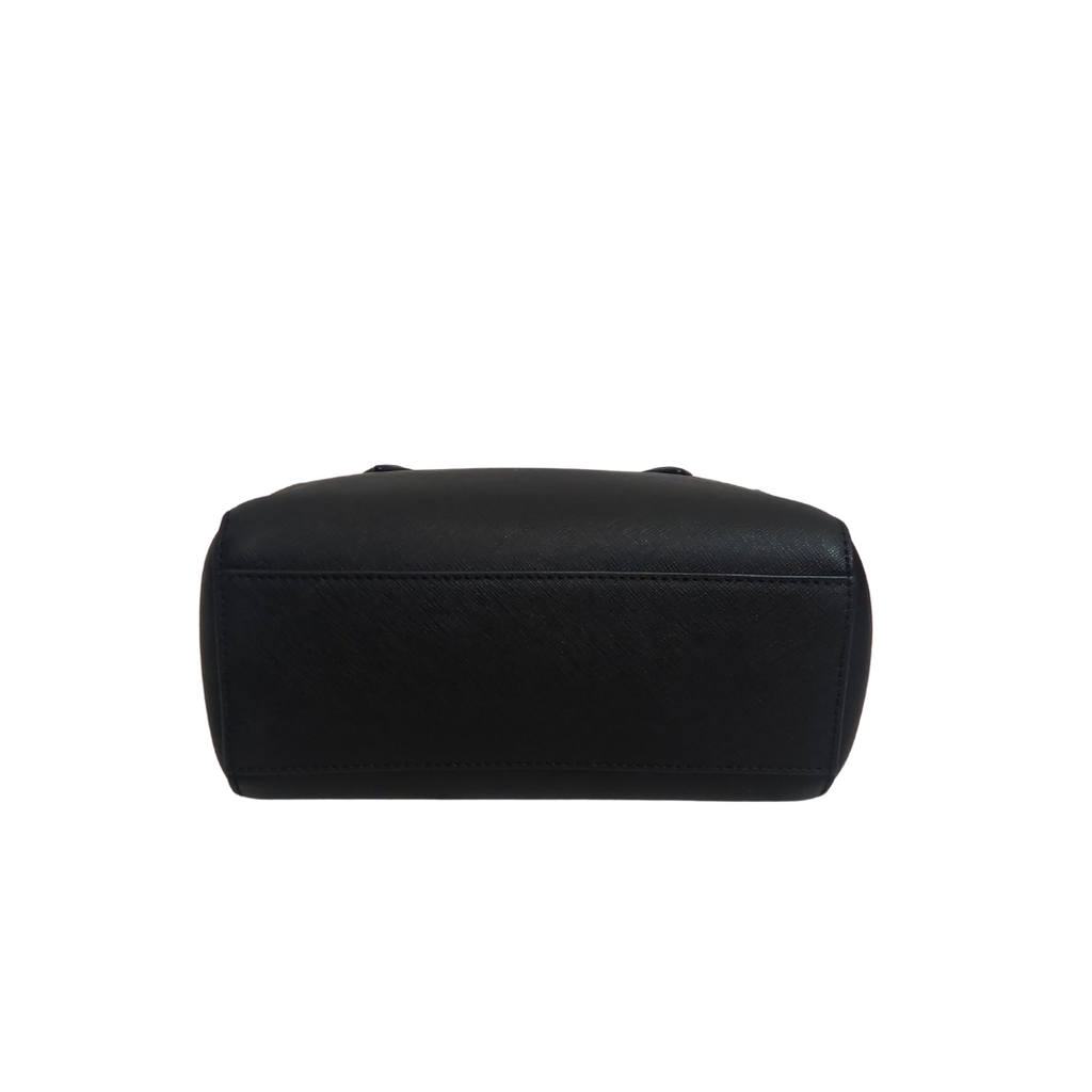 Tory Burch Black Emerson Mini Top Zip Tote Bag | Brand New |