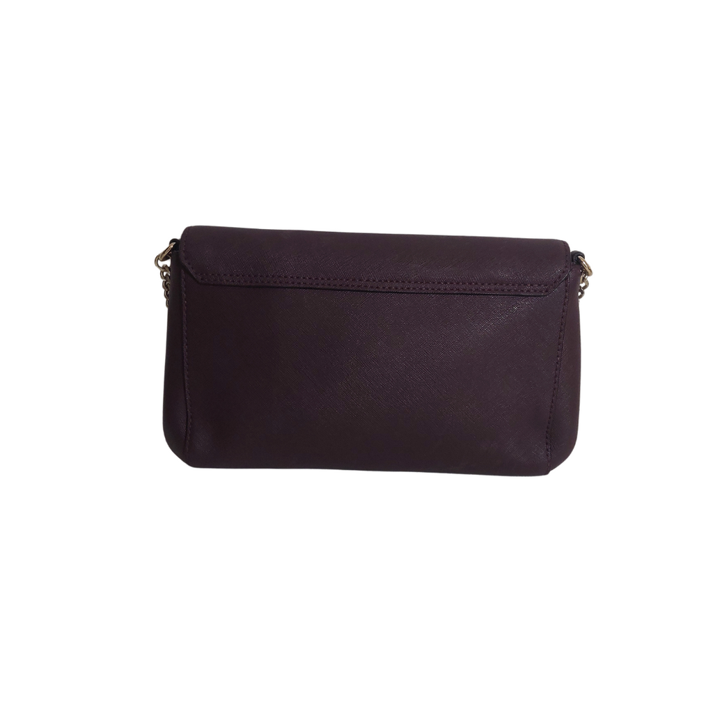Kate Spade Purple Leather Shoulder Bag | Pre Loved |