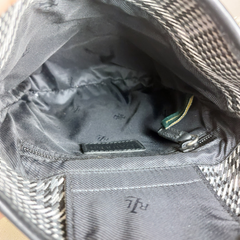 Ralph Lauren Houndstooth Jacquard Crossbody Bag | Gently Used |