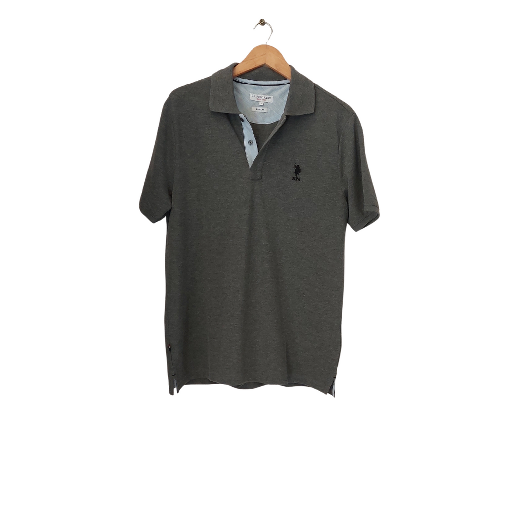 U.S Polo Association Men's Grey Polo Shirt | Brand New |