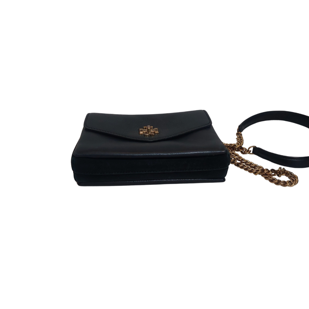 Tory Burch Black Kira Mixed Material Mini Bag | Pre Loved |