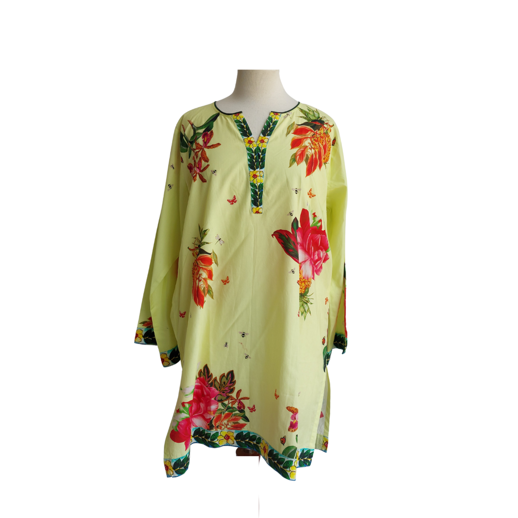 Nia Mia Lemon Yellow Floral Printed Co-ord Set | Pre Loved |