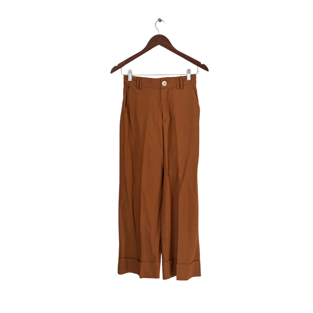 Bershka Brown Wide Leg Pants | Gently Used |