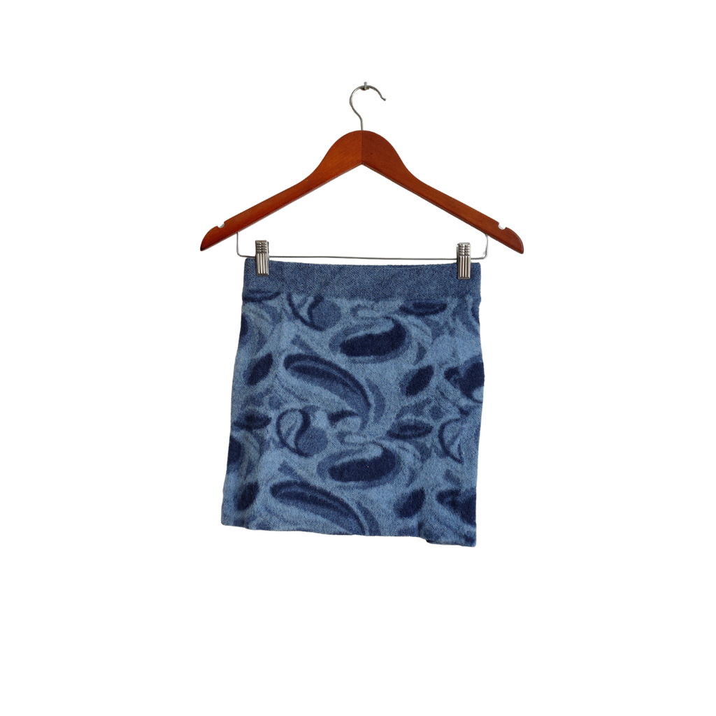 ZARA Blue Two-Toned Paisley Print Co-ord Set | Pre Loved |