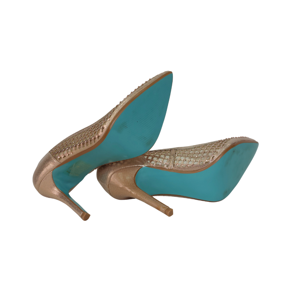 Steve Madden Rose Gold SB-LIVIA Pumps Heels | Pre Loved |