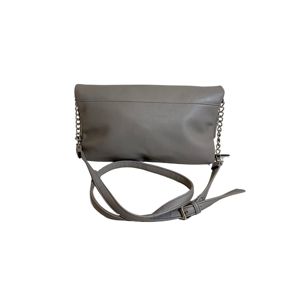 Nine West Grey Fold Over Crossbody Bag | Gently Used |