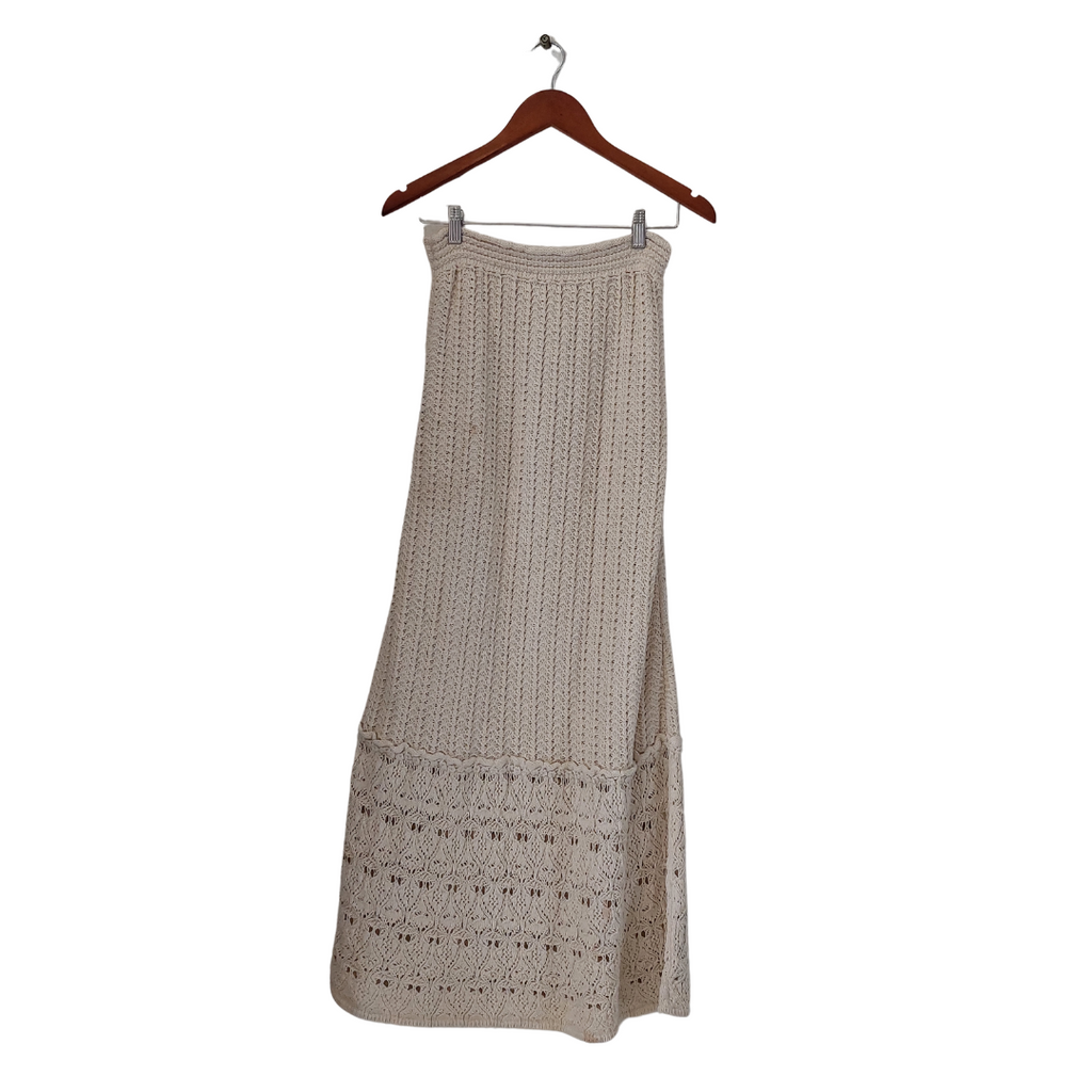 Zara Off White Crochet Co-Ord Set | Pre Loved |