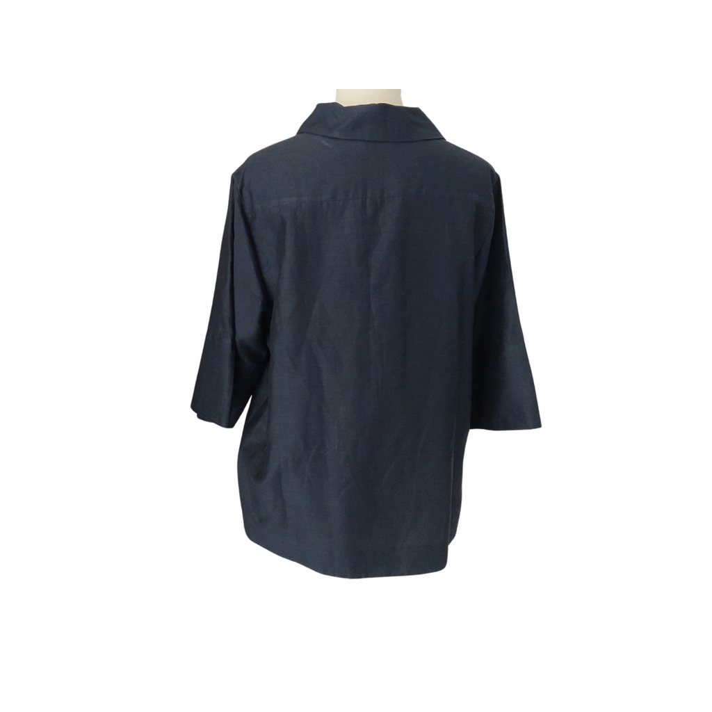 COS Navy Short Sleeves Tunic | Pre Loved |