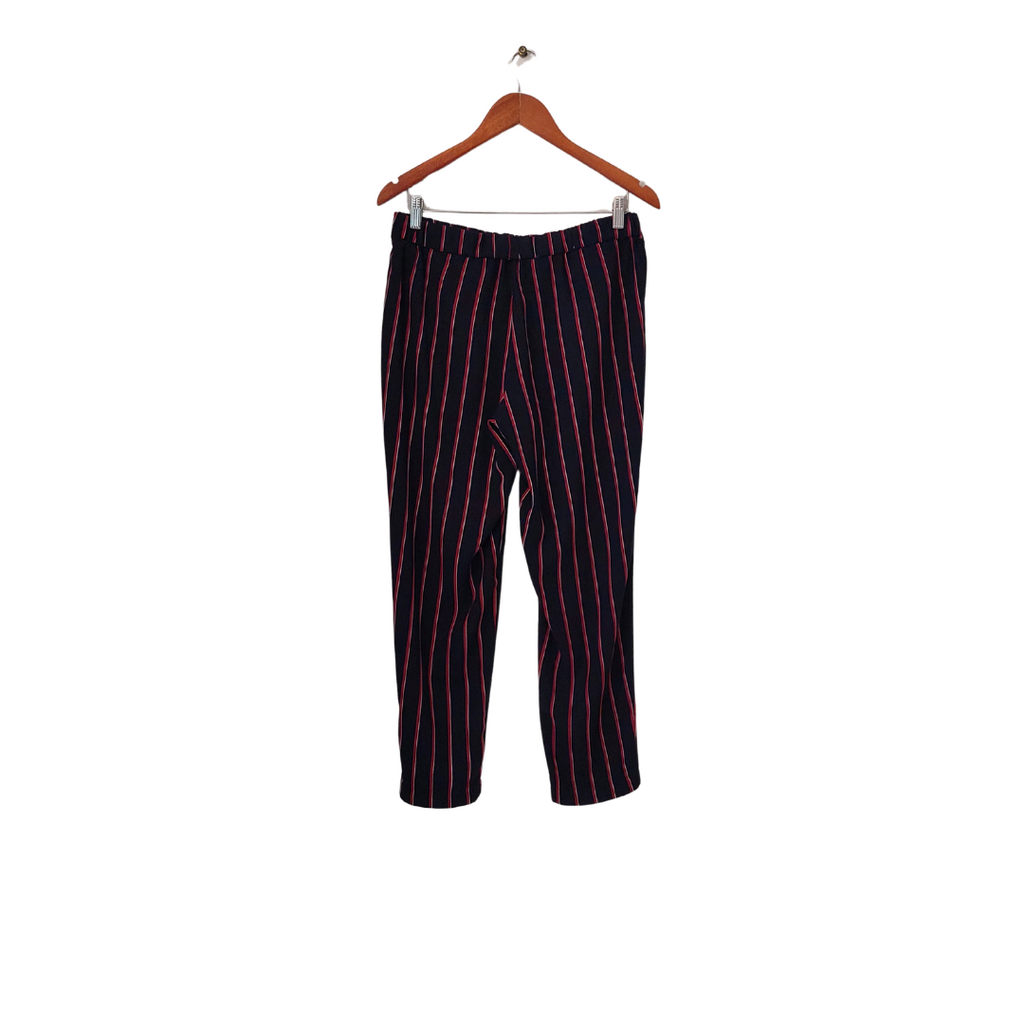 Tommy Hilfiger Navy & Red Striped Pants | Pre Loved |