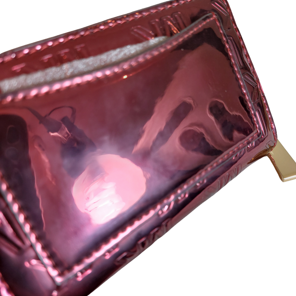 Michael Kors Deep Red Jet Set Small Zip Around Card Case | Brand New |