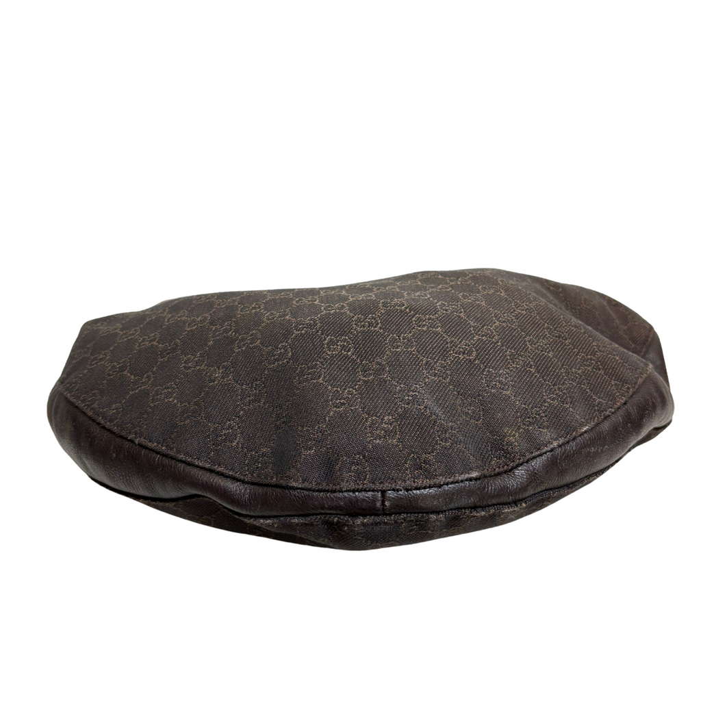 Gucci Brown GG Canvas Medium Hobo Bag | Pre Loved |