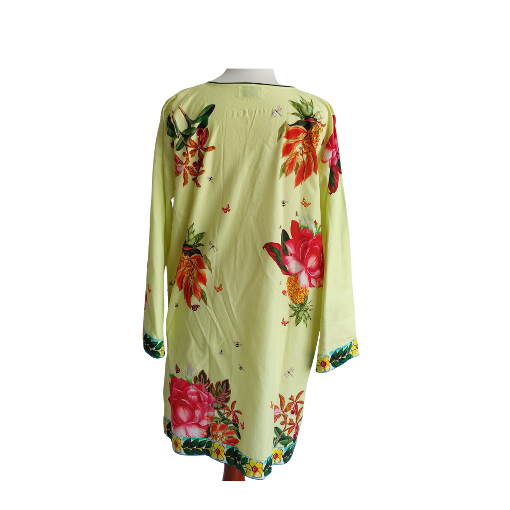 Nia Mia Lemon Yellow Floral Printed Co-ord Set | Pre Loved |