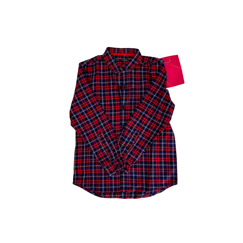 NEXT Red & Blue Checked Shirt (8 years) | Brand New |