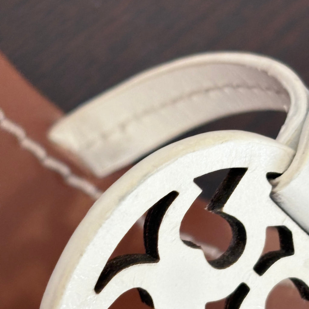 Tory Burch Ivory Gabriel Thong  | Pre Loved |