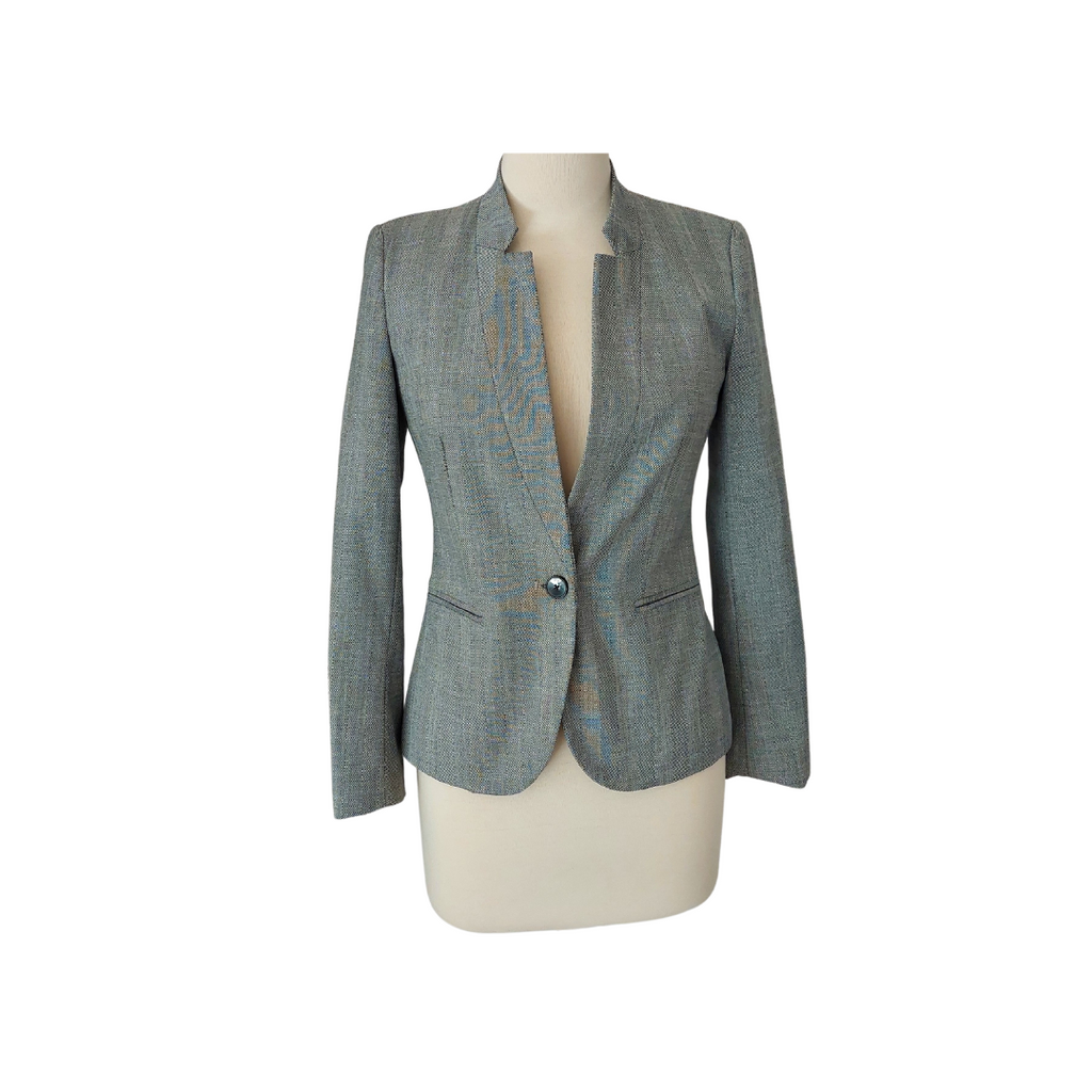 ZARA Grey Single Button Blazer | Gently Used |