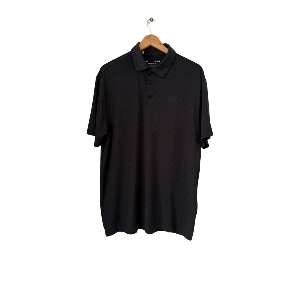 Under Armour Men's Black Activewear Polo Shirt | Brand New |