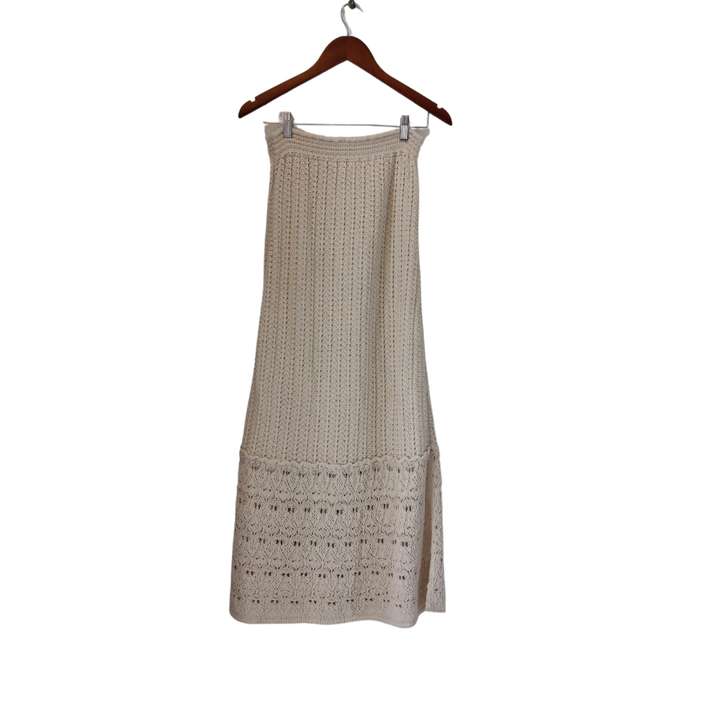 Zara Off White Crochet Co-Ord Set | Pre Loved |