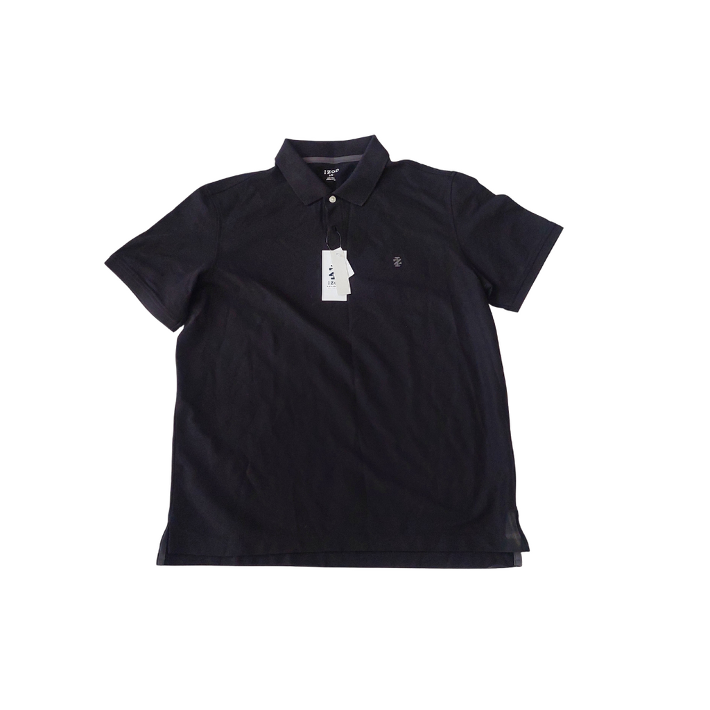 Izod Men's Black Polo Shirt | Brand New |