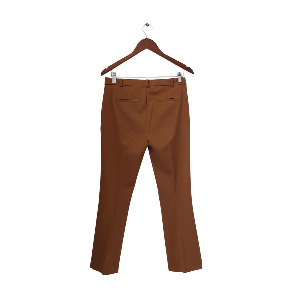 KOTON Brown Cropped Boot-leg Pants | Gently Used |