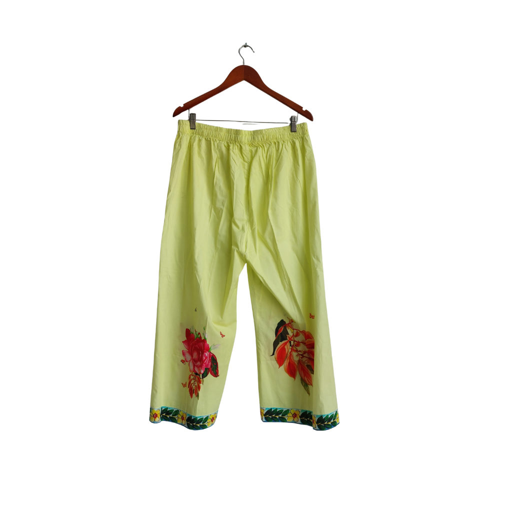 Nia Mia Lemon Yellow Floral Printed Co-ord Set | Pre Loved |