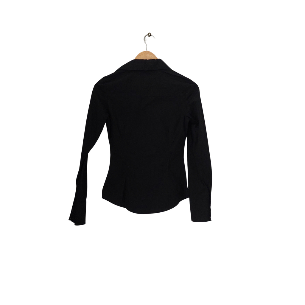 Clock House Black Fitted Collared Shirt | Gently Used |