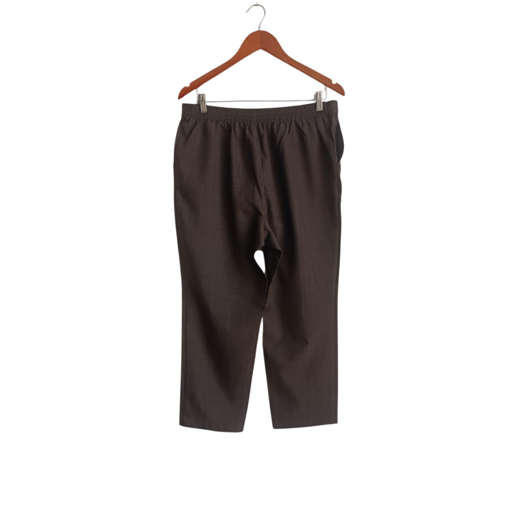 Marks & Spencer Dark Brown Straight Leg Pants | Gently Used |