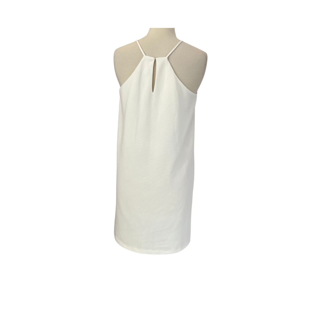 Mango White Halter Midi Dress | Pre Loved |