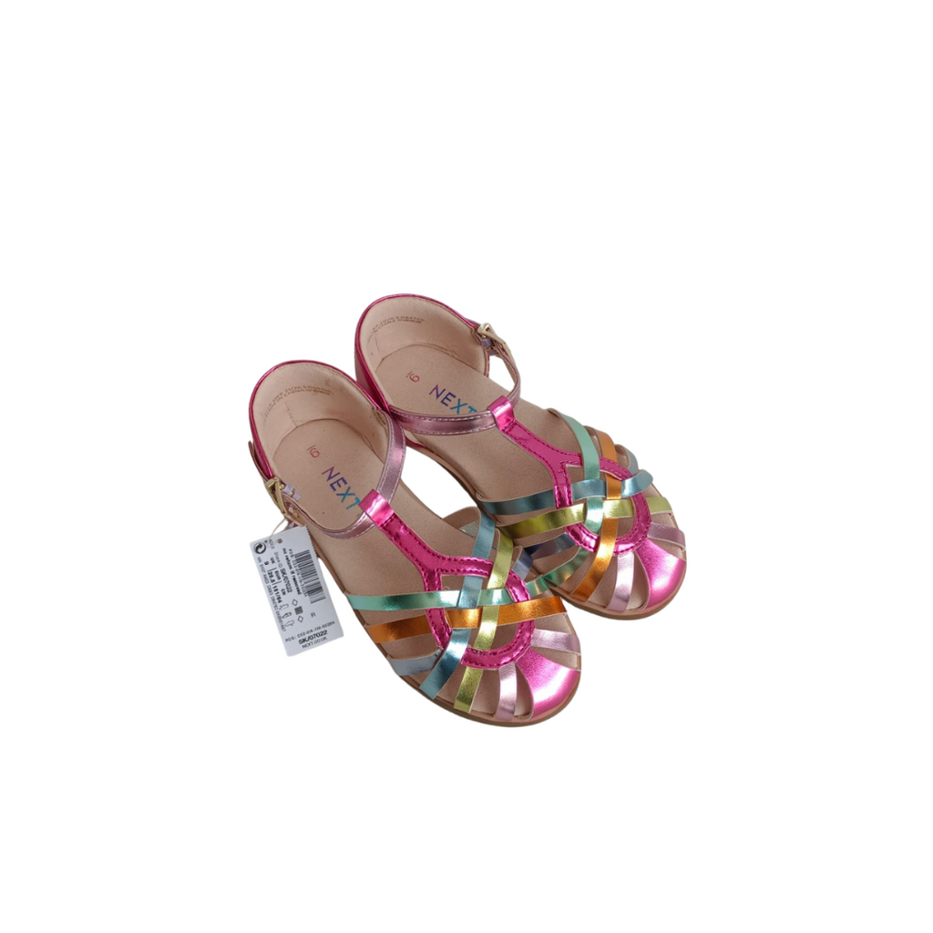 Next Multicolor Patent Sandals | Brand New |