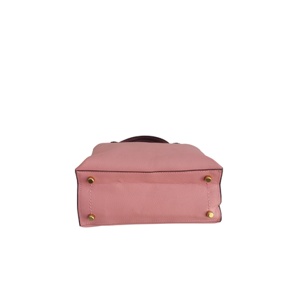 Coach Pink Willow Colorblock Tote 24 Bag | Pre Loved |