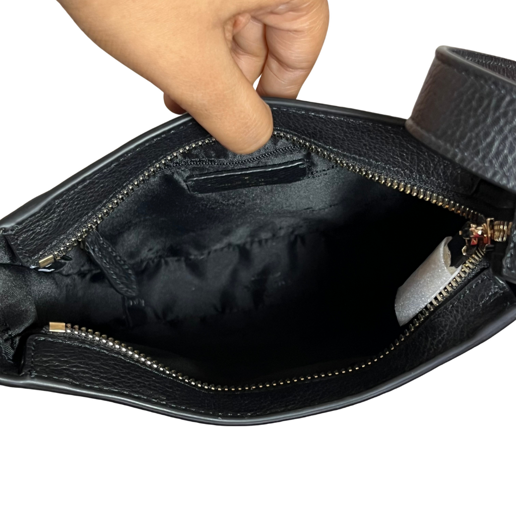 Kate Spade Black Leila North South Crossbody Bag | Like New |